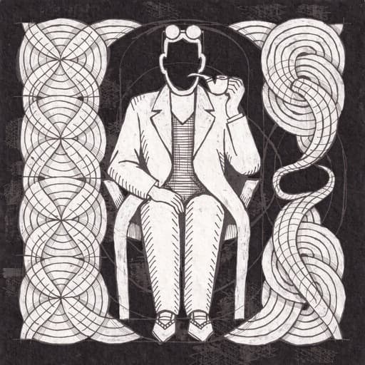 Illustrated portrait of Carl Jung